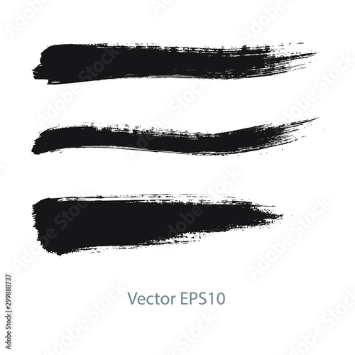 black brush stroke stripes 