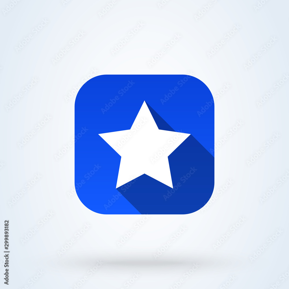 Clasic star Simple vector modern icon design illustration. Clasic star Simple vector modern icon design illustration.