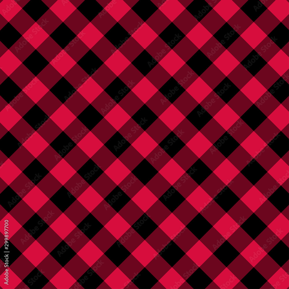 Red and Black Gingham pattern. Red and Black Gingham pattern.