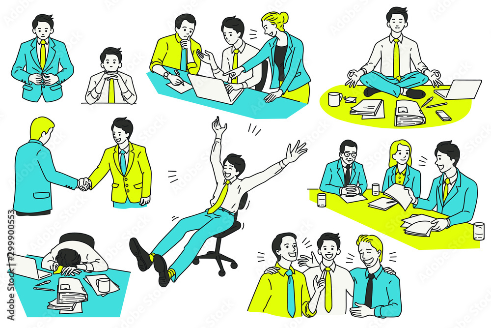 group of business people