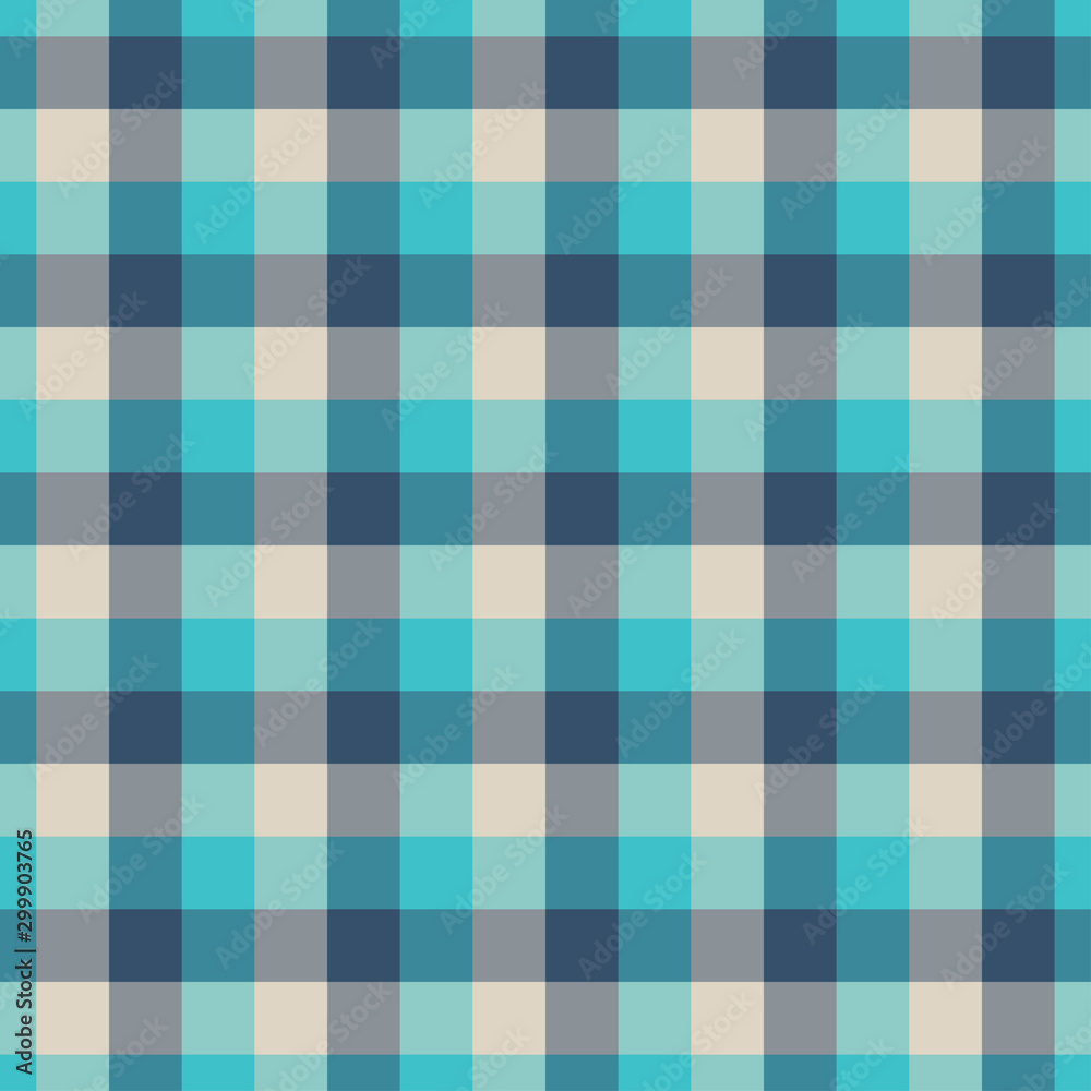Gingham cyan pattern. Texture for plaid, tablecloths, clothes, shirts,dresses,paper,bedding,blankets,quilts and other textile products. Vector Illustration EPS 10 Gingham cyan pattern. Texture for plaid, tablecloths, clothes, shirts,dresses,paper,bedding,blankets,quilts and other textile products. Vector Illustration EPS 10