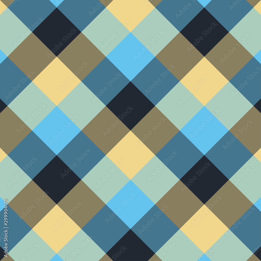 Gingham blue and black pattern. Gingham blue and black pattern.