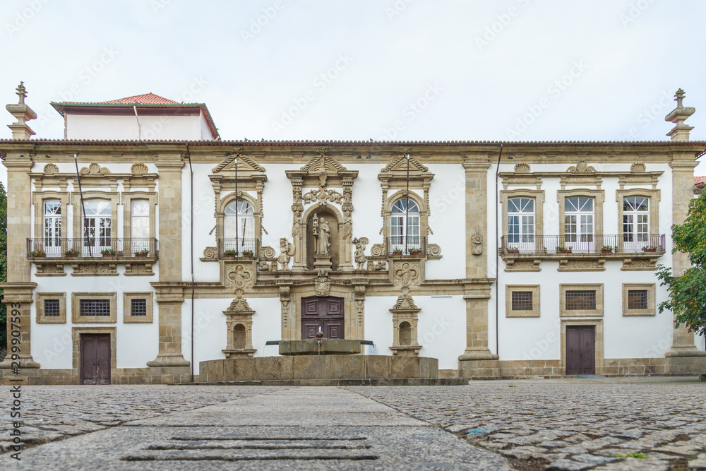 Guimaraes, PORTUGAL - AUGUST 12, 2019: Convent Santa Clara