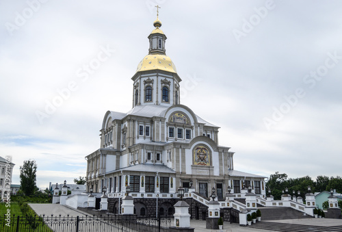 Monastery in diveevo in summer in Russia