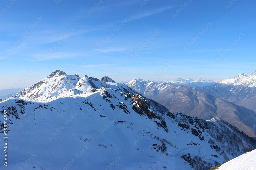 Fototapeta premium mountains in winter