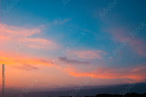 sunset sky