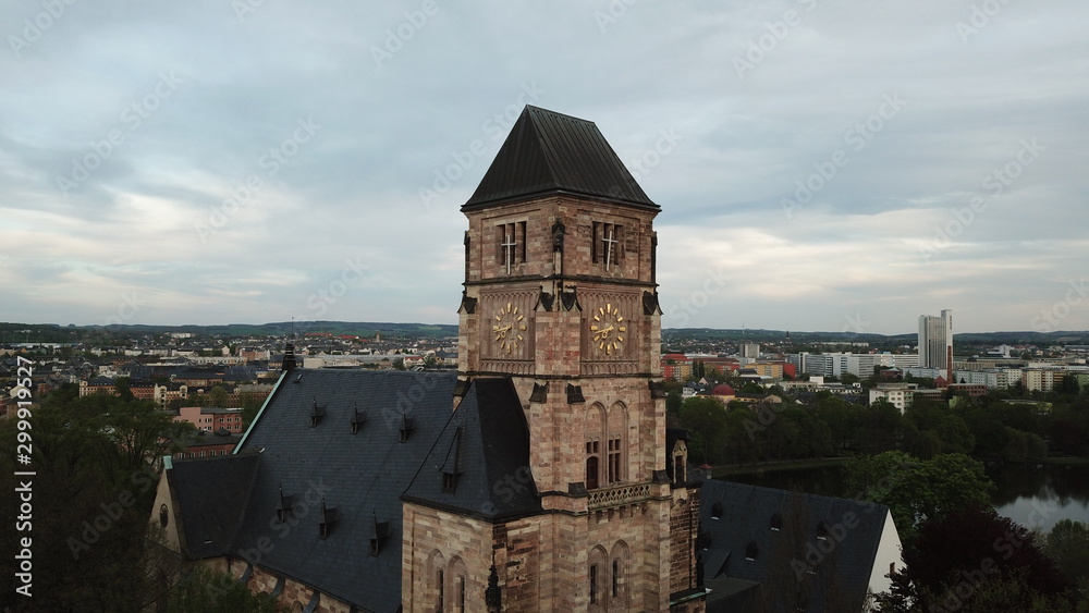 Kirche Drohne Luftbild