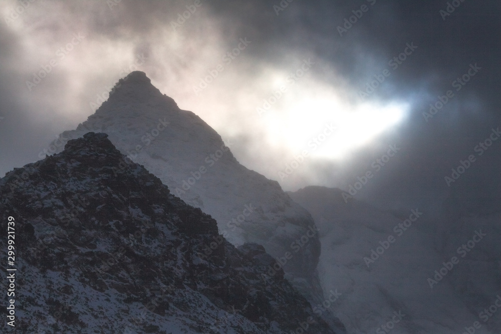 WInter landscape of Tatra Mountains in Poland Zakopane snow ski season