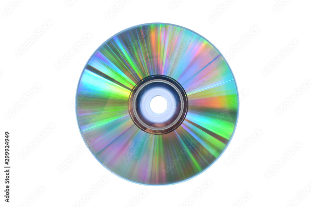 cd or dvd isolated on white background cd or dvd isolated on white background