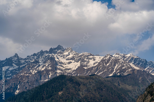 view of mountains in winter © Rohit