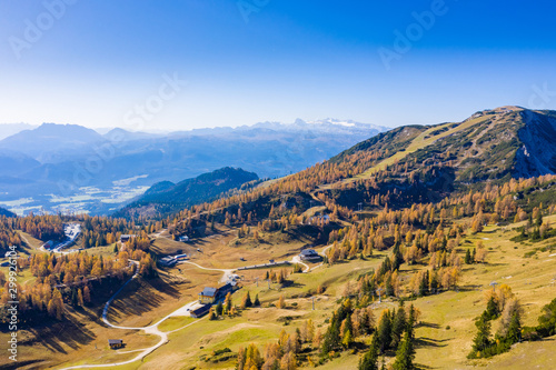 Tauplitzalm are in Steiermark, Austrian Alps during summer and autumn time photo