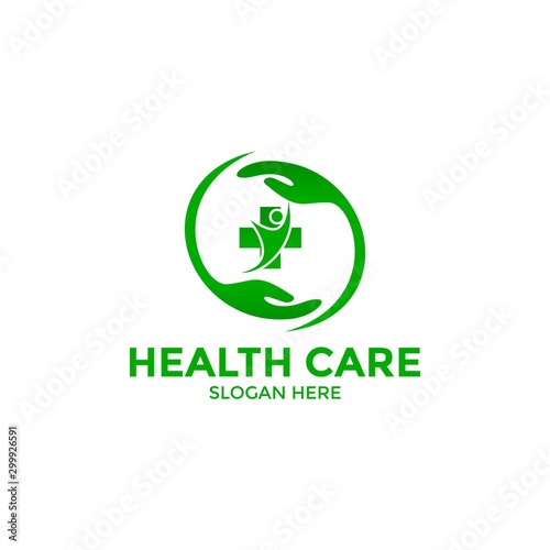 Health Care Vector Logo Template. Medical health-care logo design template