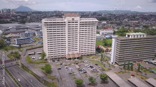 Kuching, Sarawak / Malaysia - October 16 2019: The buildings, landmarks and scenery of the Kuching city, capital of Sarawak, Borneo island photo