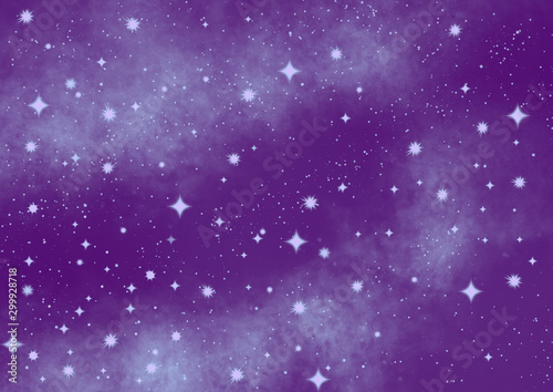 Galaxy background with stars and stardust. Galaxy wallpaper