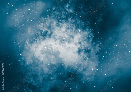 Galaxy background with stars and stardust. Galaxy wallpaper