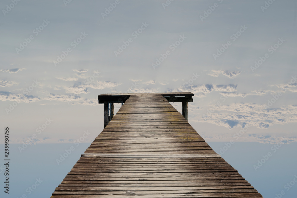 Obraz premium Über den Wolken.