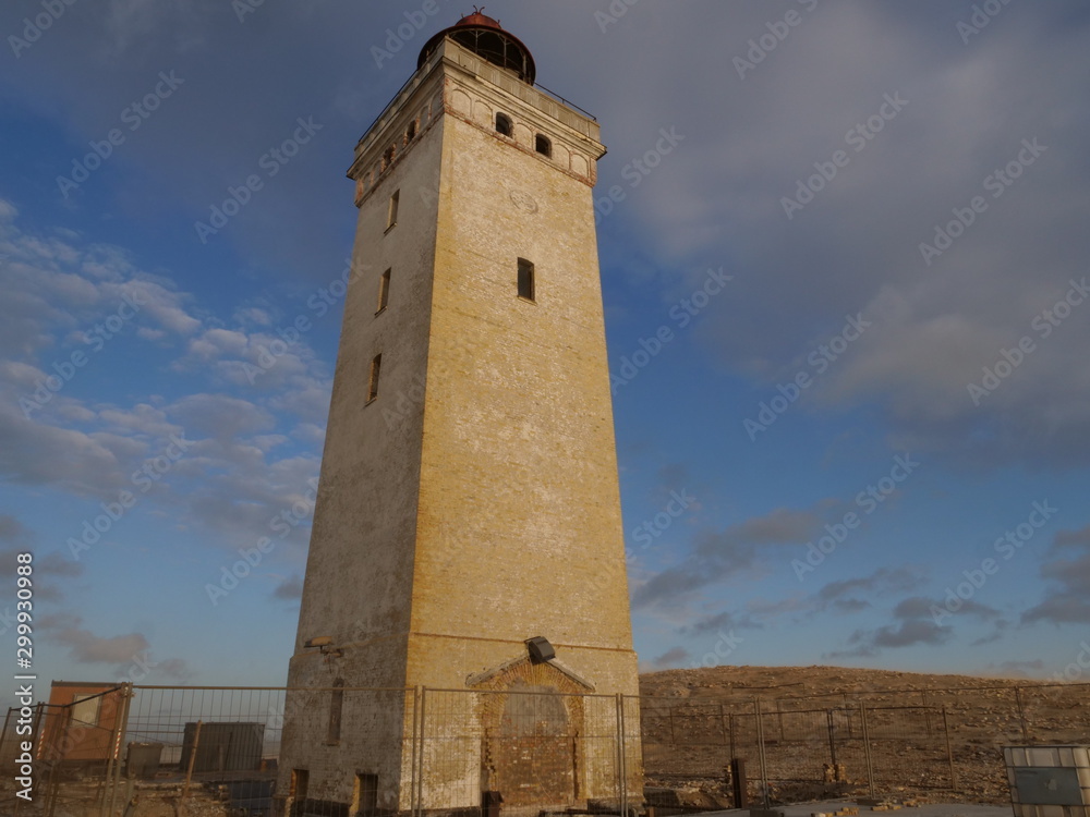 The lighthouse of Rubjerg Knude in the north of Denmark.