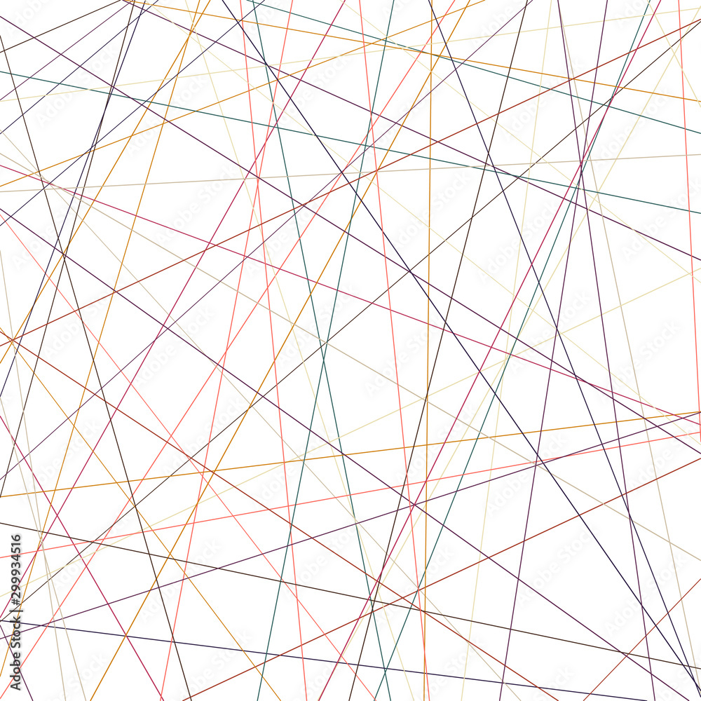 Obraz premium Colorful Lines Random Distribution Computational Generative Art background illustration
