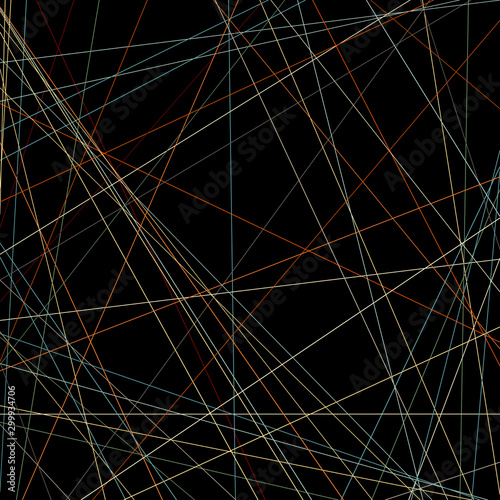 Colorful Lines Random Distribution Computational Generative Art background illustration