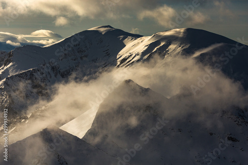 Winter in Tatra Mountains in Poland Zakopane 