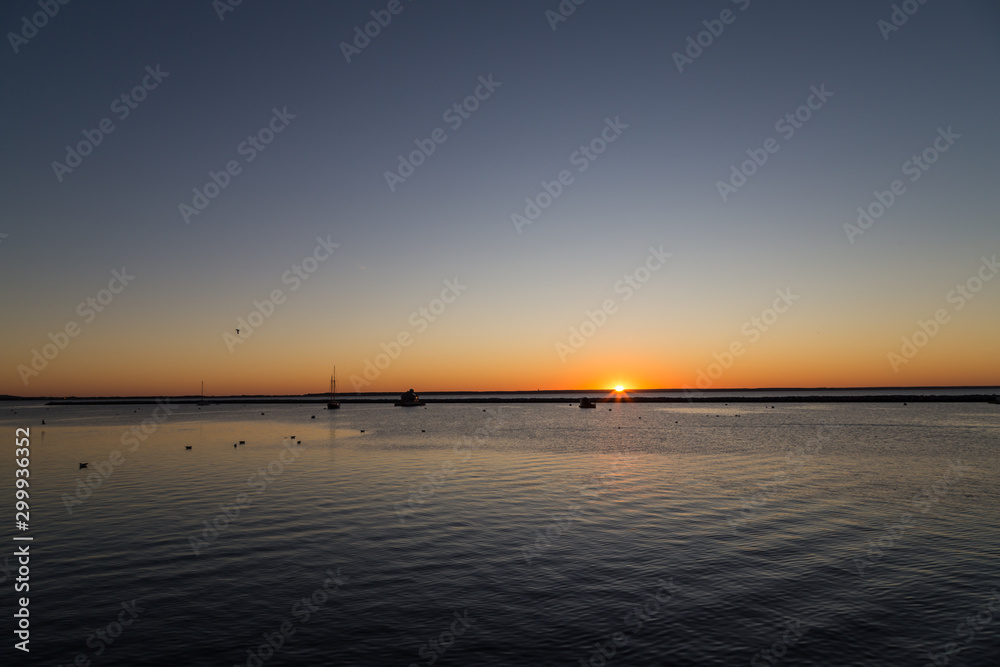 Sunrise on the Cape Cod Bay, Provincetown, Cape Cod, Massachusetts
