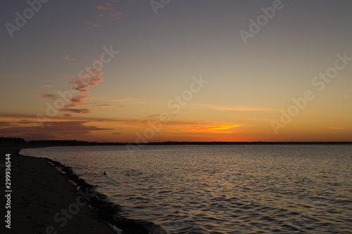 Sunrise on the Cape Cod Bay  Provincetown  Cape Cod  Massachusetts