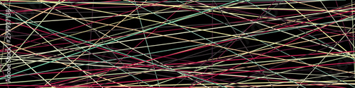 Colorful Lines Random Distribution Computational Generative Art background illustration