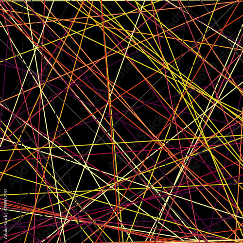 Colorful Lines Random Distribution Computational Generative Art background illustration