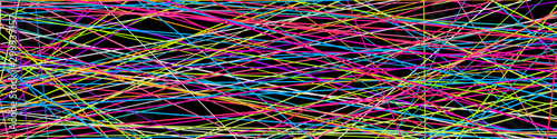 Colorful Lines Random Distribution Computational Generative Art background illustration