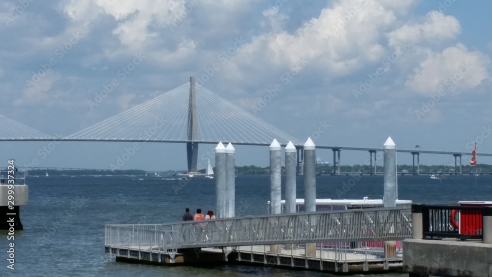 bridge, water, river, city, sky, architecture, ship, skyline, panorama, sea, bay, blue, istanbul, port, travel, transportation, industry, landscape, san francisco, cargo, building, rotterdam, boat, ro