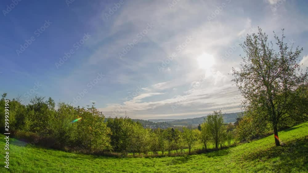 timelapse summer landscape with road and clouds timelapse summer landscape with road and clouds