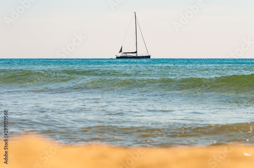 sailing boat in sea