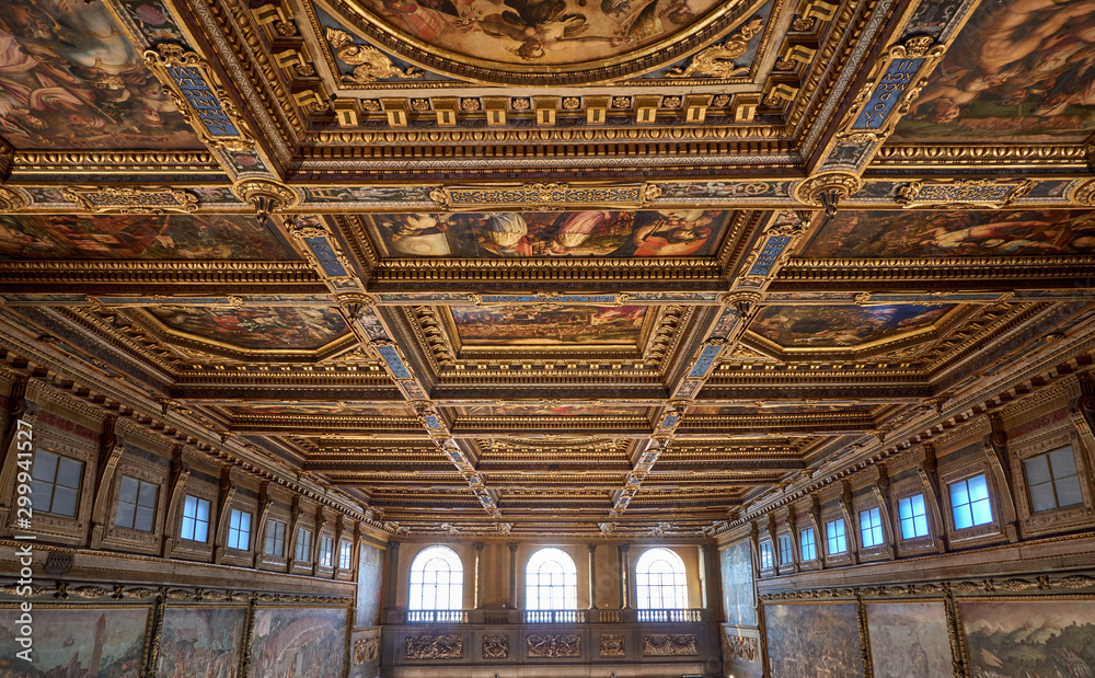 Inside Palazzo Vecchio Florence Italy