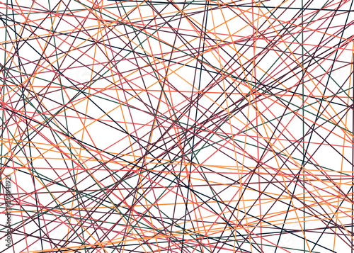 Colorful Lines Random Distribution Computational Generative Art background illustration