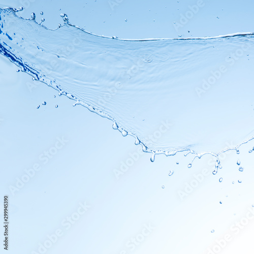 blue water splash