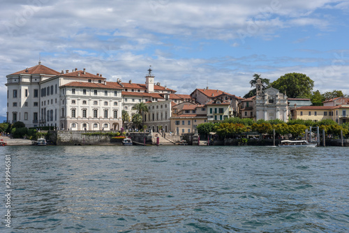 View at Bella island on lake Maggiore in Italy © fotoember