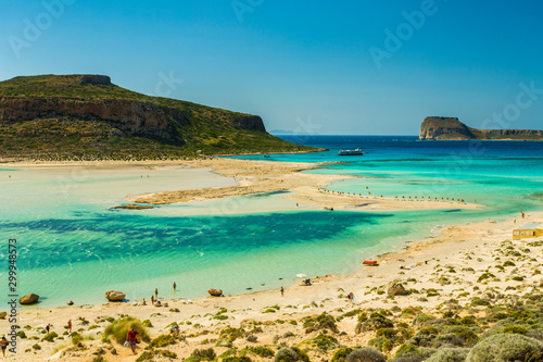 Balos Beach and Lagoon, Gramvousa Peninsula, Crete, Greece