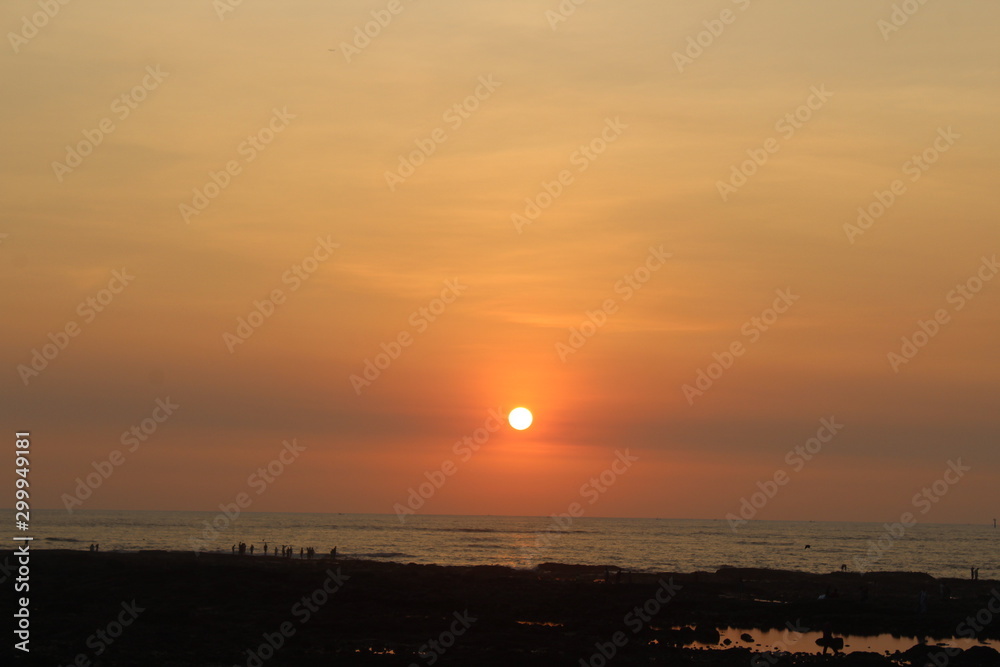 Fototapeta premium Beautiful Sunset at Bandra-Mumbai India-Img5