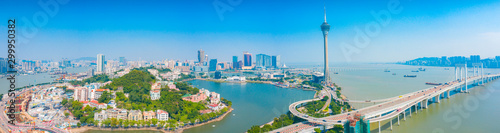 Aerial scenery in the Macao Special Administrative Region of China