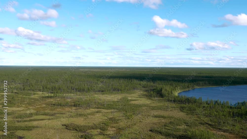 Putorana plateau the flight over the tundra Putorana plateau the flight over the tundra