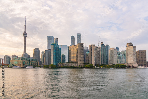 Toronto, Ontario, Canada City Skyline at Sunset