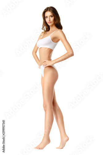 Fitness young woman with a beautiful body