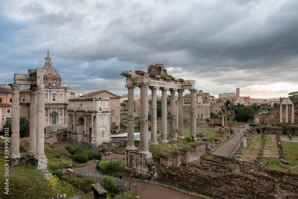 Roman Forum from capitolium, Roma, Lazio, Italy, Europe Roman Forum from capitolium, Roma, Lazio, Italy, Europe