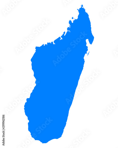 Karte von Madagaskar