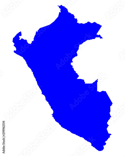 Karte von Peru