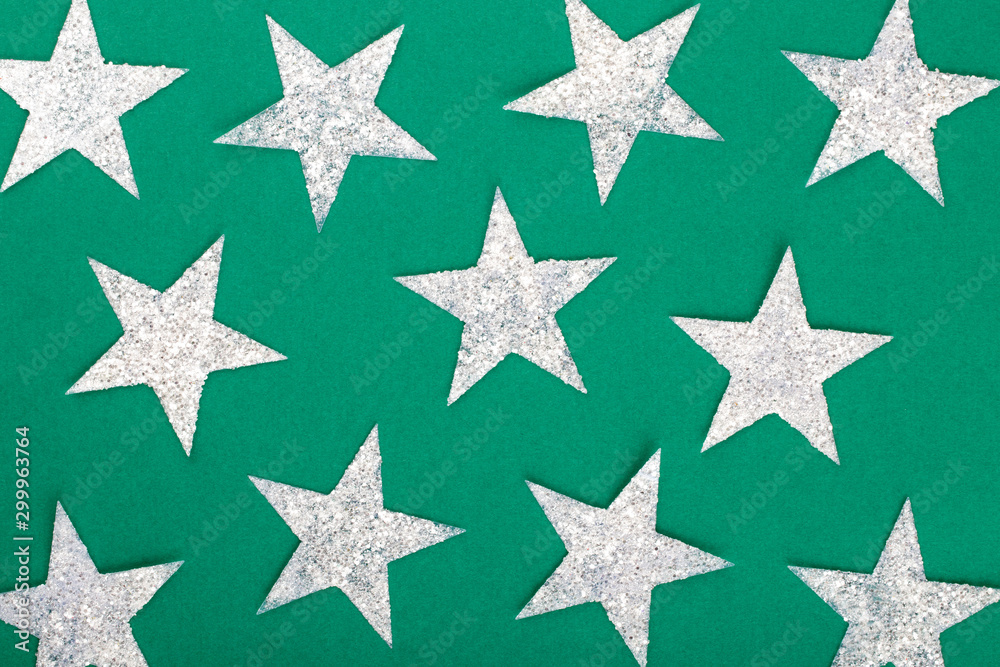 Christmas Background with Shining Stars. Christmas Background with Shining Stars.