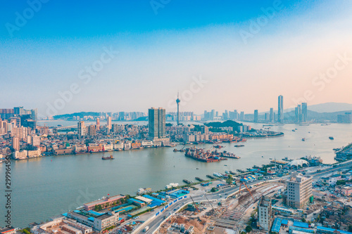 Photography Aerial panoramic views of Zhuhai, China, and The Great Bay Area of Macau