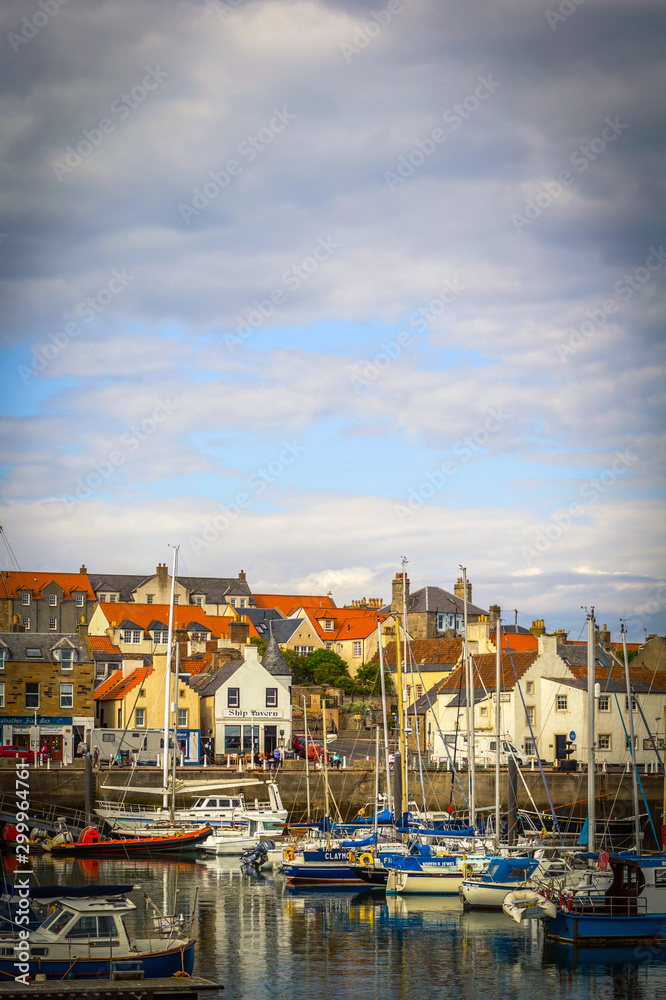 The Harbour, Arbroath in Scotland, UK