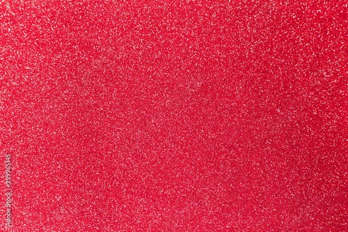 Red glitter shiny texture background for christmas, Celebration concept.