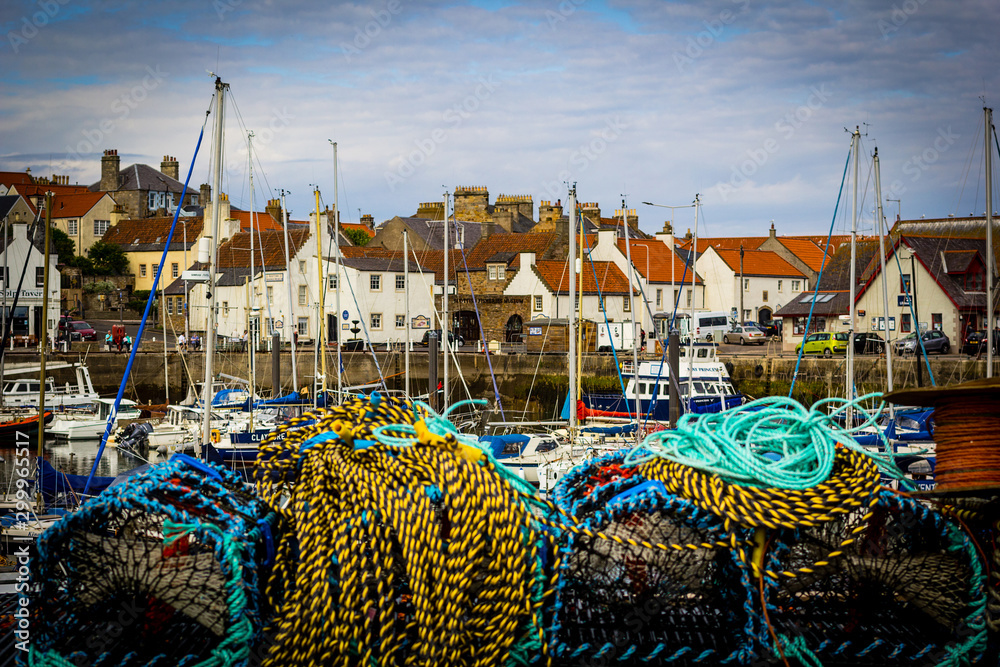 The Harbour, Arbroath in Scotland, UK